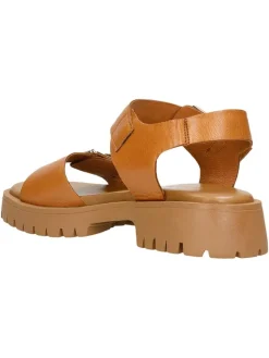 Wojas Sandalen^Leder-Sandaletten in Hellbraun