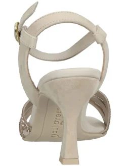 Leder-Sandaletten in Hellbraun><noscript><img width=