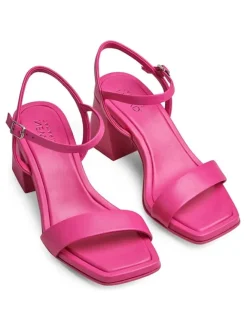 Tamaris Sandalen^Leder-Sandaletten in Pink