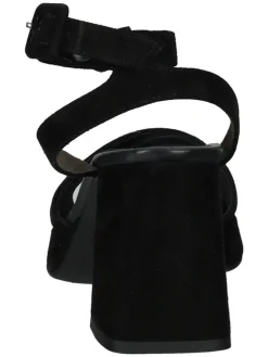 Paul Green Sandalen^Leder-Sandaletten in Schwarz
