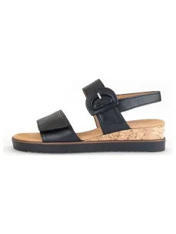 Leder-Sandaletten in Schwarz>Gabor Best