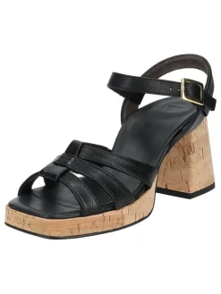 Leder-Sandaletten in Schwarz>Paul Green New