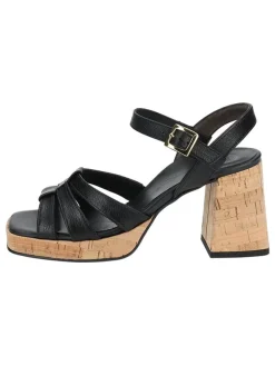 Leder-Sandaletten in Schwarz>Paul Green New