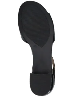 Leder-Sandaletten in Schwarz><noscript><img width=