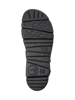 Camper Sandalen^Leder-Sandaletten in Schwarz
