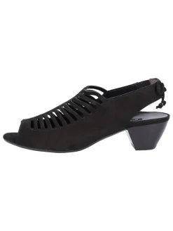 Paul Green Sandalen^Leder-Sandaletten in Schwarz
