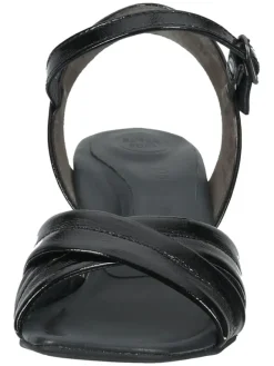 Paul Green Sandalen^Leder-Sandaletten in Schwarz