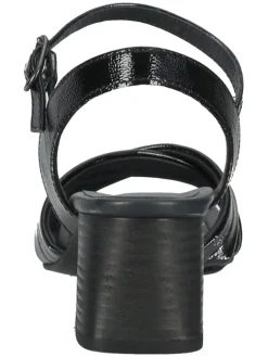 Paul Green Sandalen^Leder-Sandaletten in Schwarz