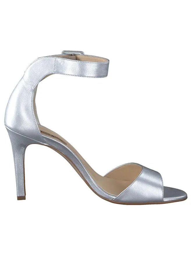 Paul Green Sandalen^Leder-Sandaletten in Silber