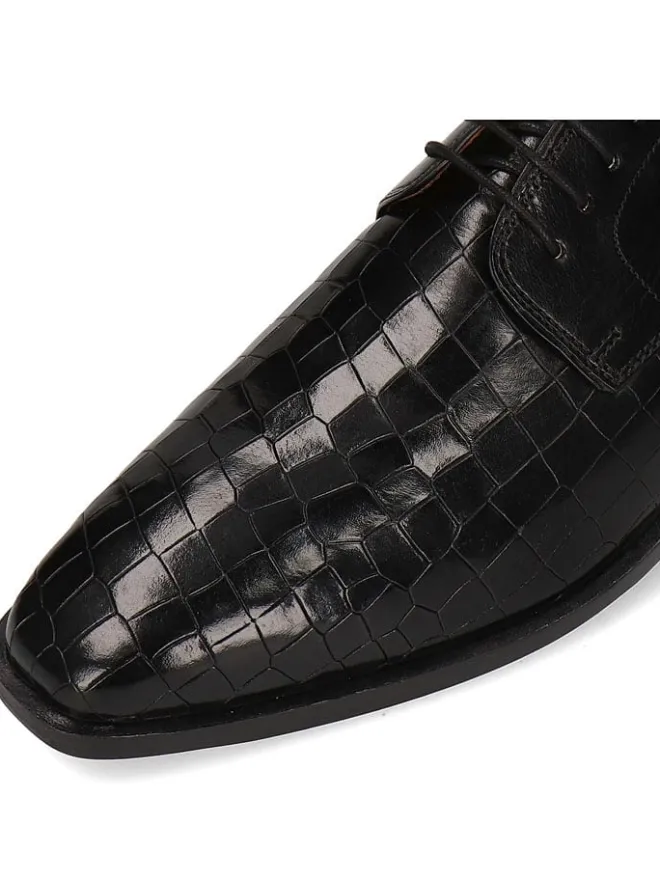 MELVIN & HAMILTON Schnürschuhe^Leder-Schnürschuhe "Alex 1" in Schwarz