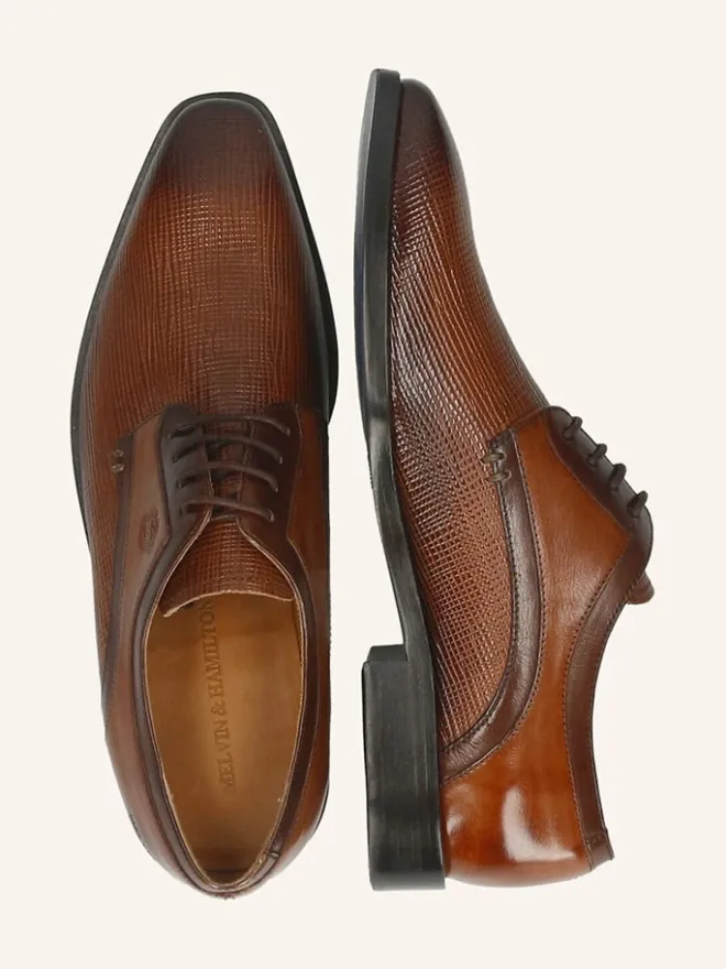Leder-Schnürschuhe "Alex 10" in Hellbraun>MELVIN & HAMILTON Sale
