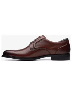 Clarks Schnürschuhe^Leder-Schnürschuhe "Craft Arlo" in Braun