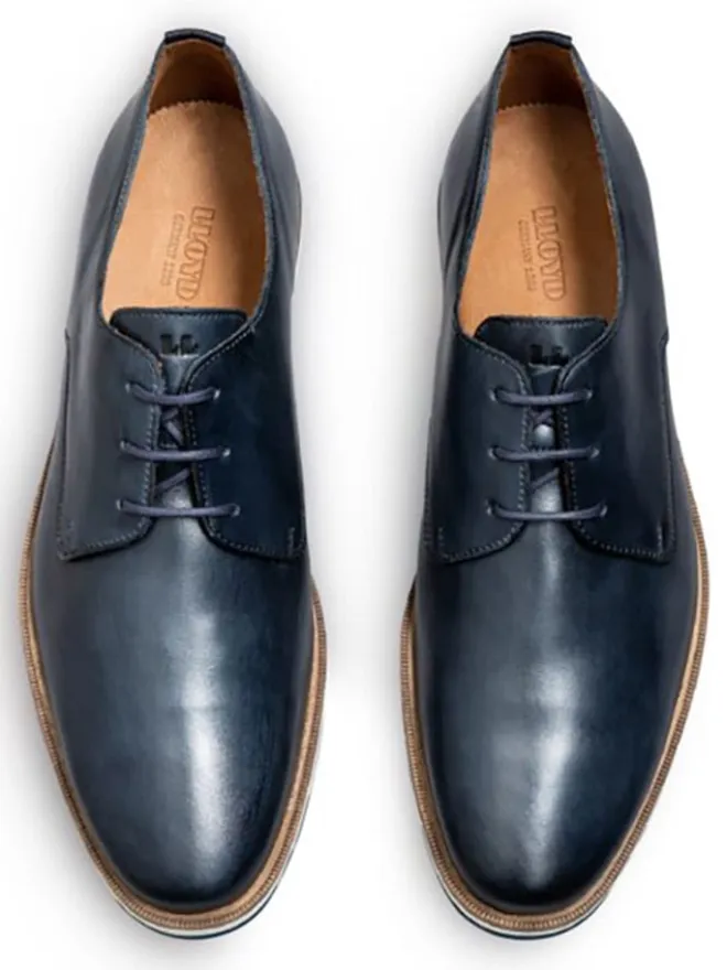 LLOYD Schnürschuhe^Leder-Schnürschuhe "Dakin" in Dunkelblau