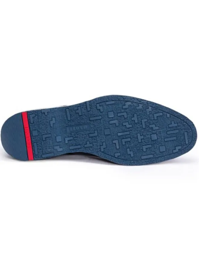 LLOYD Schnürschuhe^Leder-Schnürschuhe "Dakin" in Dunkelblau
