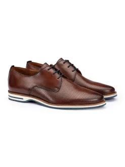 Leder-Schnürschuhe "Demond" in Hellbraun>LLOYD Discount