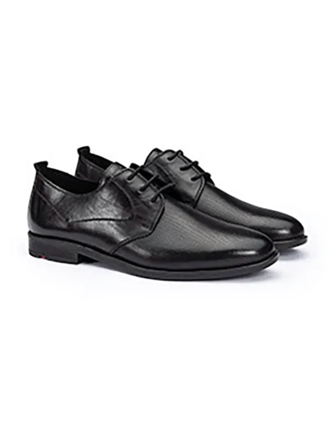 Leder-Schnürschuhe "Derby" in Schwarz>LLOYD Sale