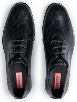 Leder-Schnürschuhe 