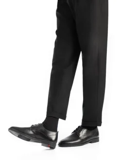 Leder-Schnürschuhe 