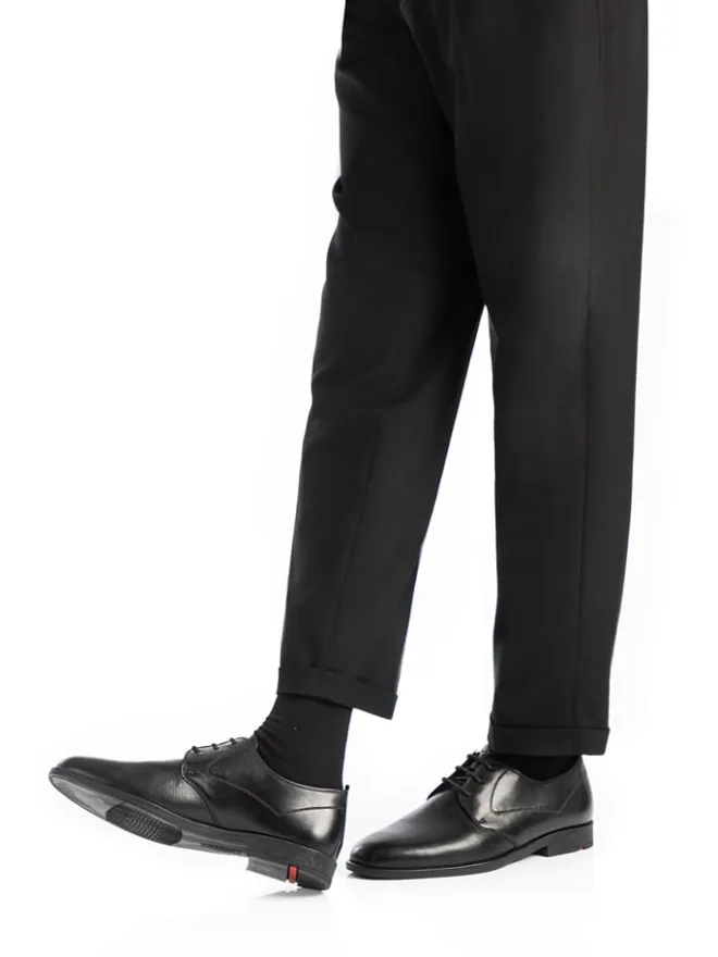 Leder-Schnürschuhe "Derby" in Schwarz>LLOYD Sale
