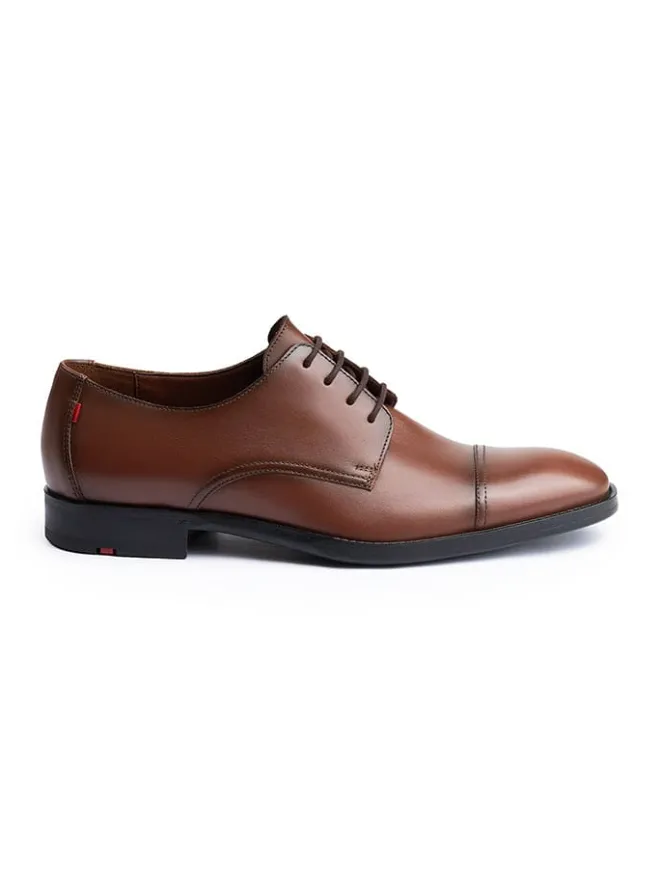 LLOYD Schnürschuhe^Leder-Schnürschuhe "Donato" in Hellbraun