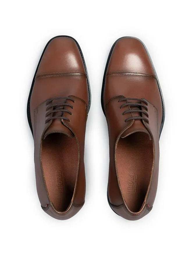 LLOYD Schnürschuhe^Leder-Schnürschuhe "Donato" in Hellbraun