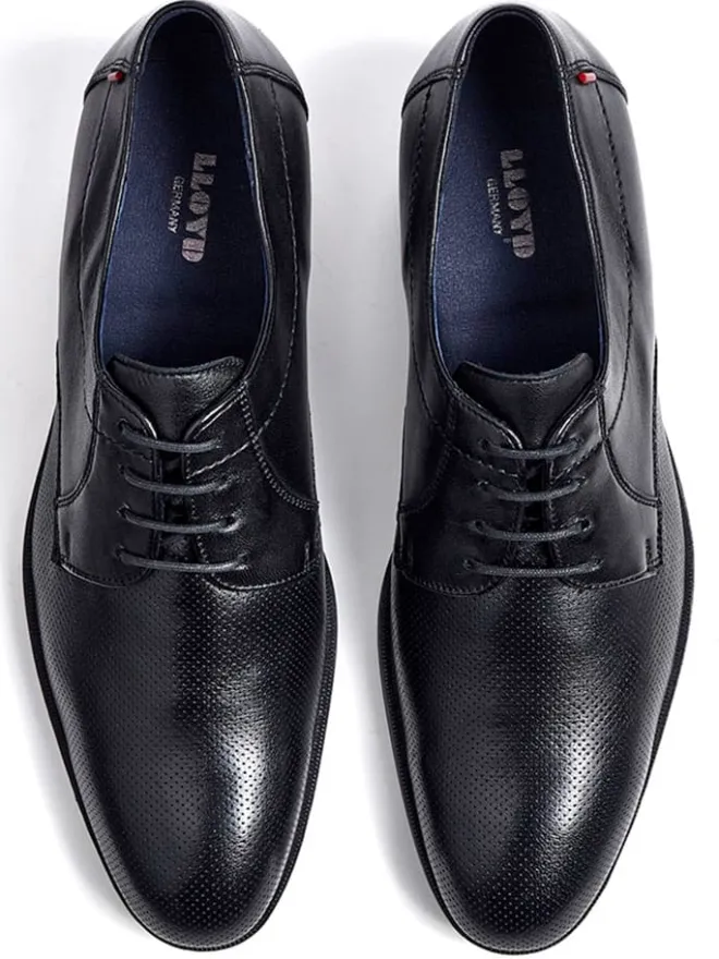 Leder-Schnürschuhe "Ferenc" in Schwarz>LLOYD Online