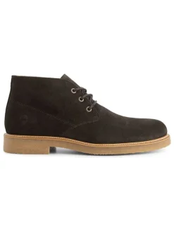 Leder-Schnürschuhe "Ferryhill" in Braun>TRAVELIN' Hot