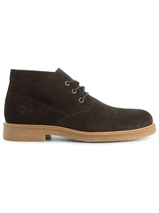 Leder-Schnürschuhe "Ferryhill" in Braun>TRAVELIN' Hot