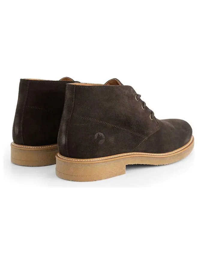 Leder-Schnürschuhe "Ferryhill" in Braun>TRAVELIN' Hot