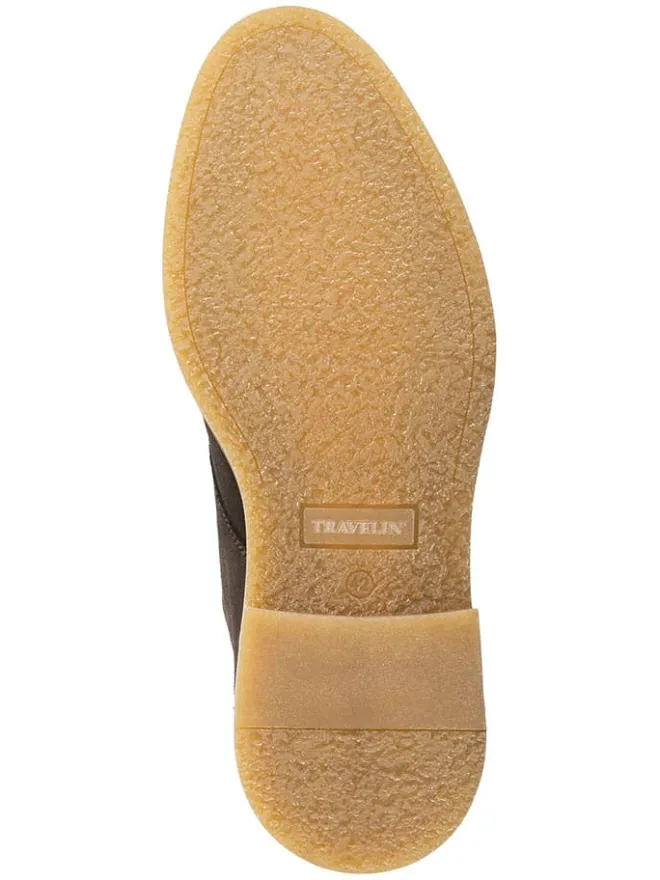 Leder-Schnürschuhe "Ferryhill" in Braun>TRAVELIN' Hot