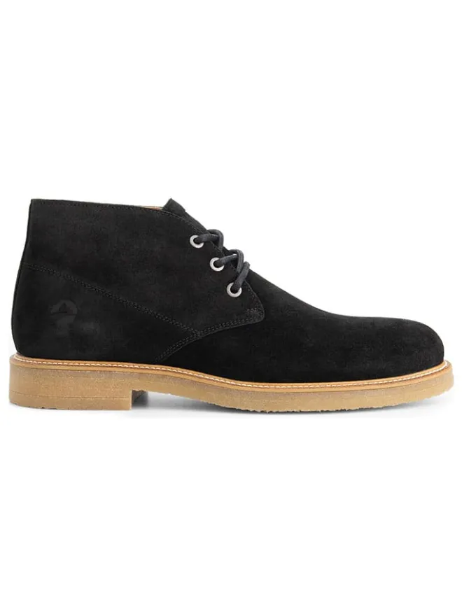 Leder-Schnürschuhe "Ferryhill" in Schwarz>TRAVELIN' Outlet
