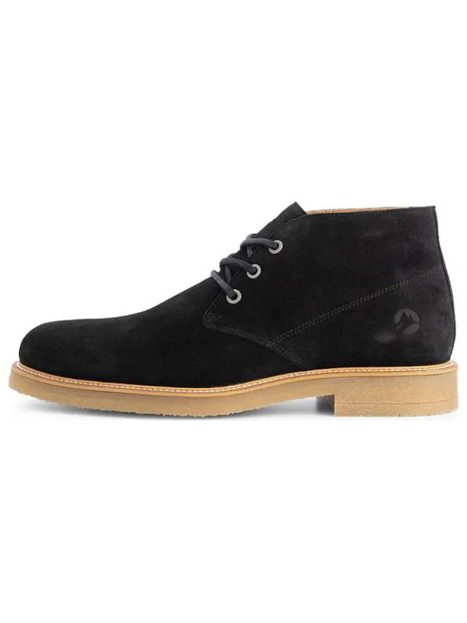 Leder-Schnürschuhe "Ferryhill" in Schwarz>TRAVELIN' Outlet