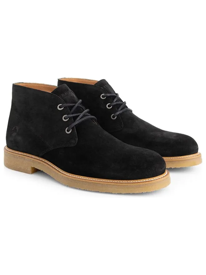 Leder-Schnürschuhe "Ferryhill" in Schwarz>TRAVELIN' Outlet