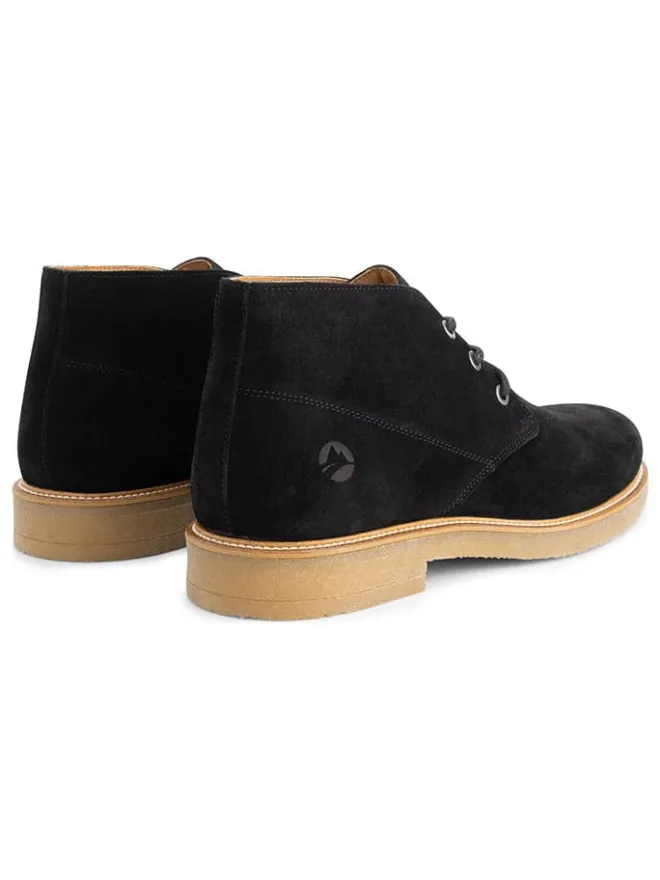 Leder-Schnürschuhe "Ferryhill" in Schwarz>TRAVELIN' Outlet