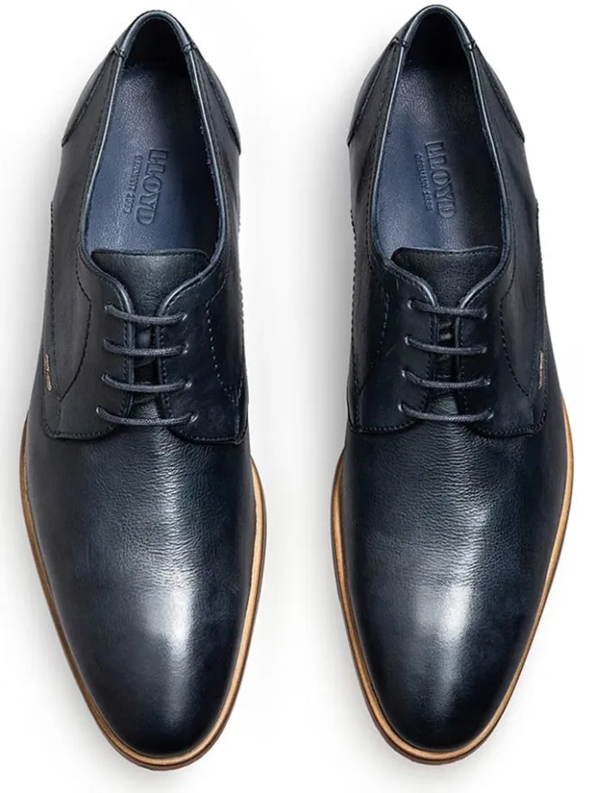 LLOYD Schnürschuhe^Leder-Schnürschuhe "Gabriel" in Dunkelblau