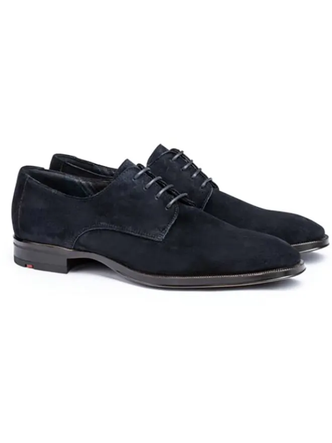 LLOYD Schnürschuhe^Leder-Schnürschuhe "Garrison" in Dunkelblau