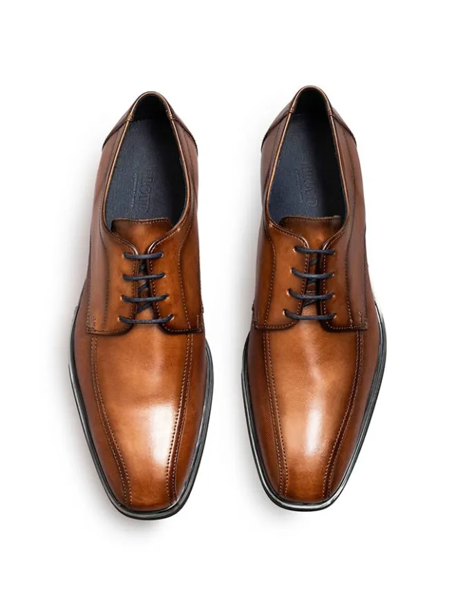 Leder-Schnürschuhe "George" in Hellbraun>LLOYD Discount