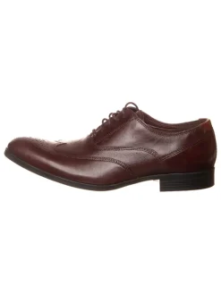 Leder-Schnürschuhe ''Gilmore Wing'' in Dunkelbraun>Clarks