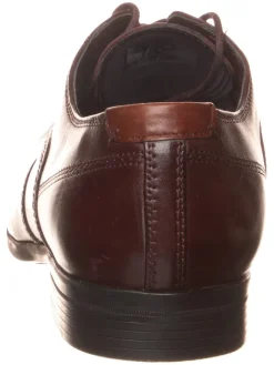 Leder-Schnürschuhe ''Gilmore Wing'' in Dunkelbraun><noscript><img width=