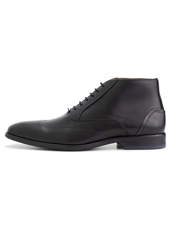Leder-Schnürschuhe "Gold St." in Schwarz>DENBROECK Online