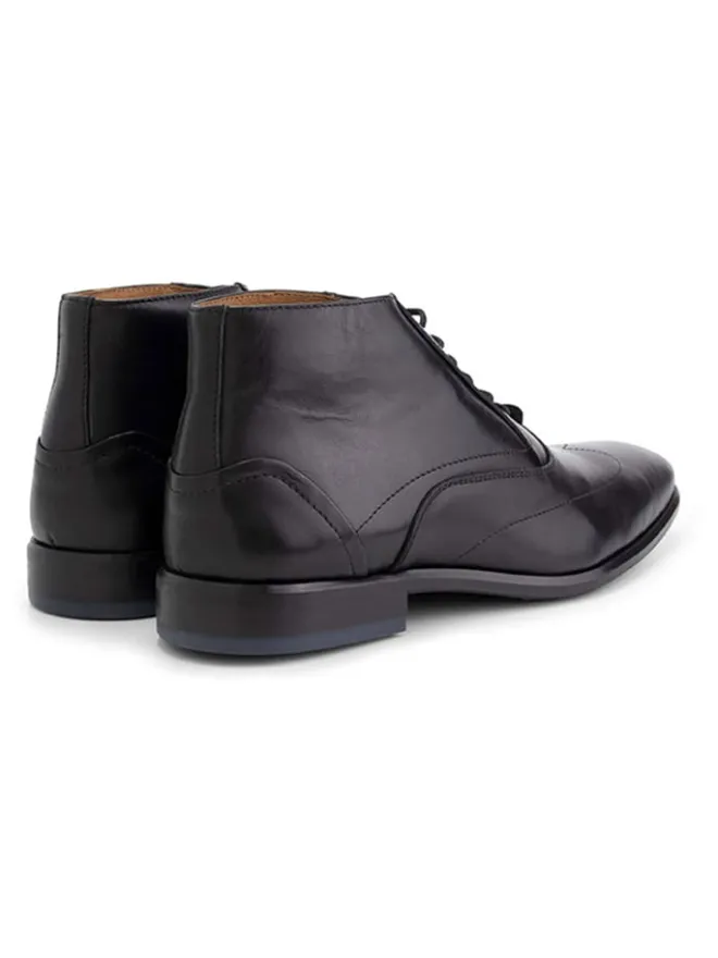 Leder-Schnürschuhe "Gold St." in Schwarz>DENBROECK Online