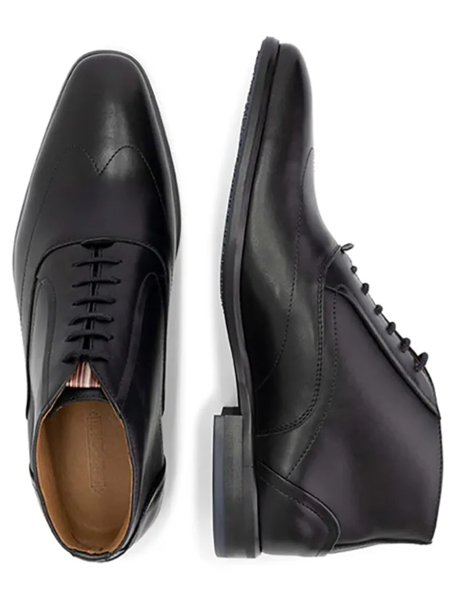 Leder-Schnürschuhe "Gold St." in Schwarz>DENBROECK Online