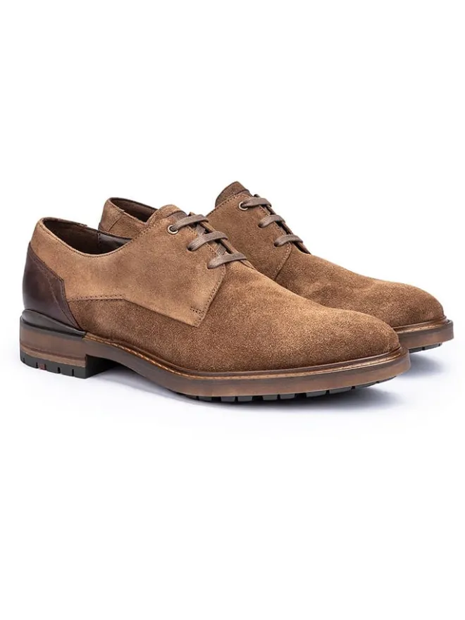 LLOYD Schnürschuhe^Leder-Schnürschuhe "Hadrian" in Hellbraun