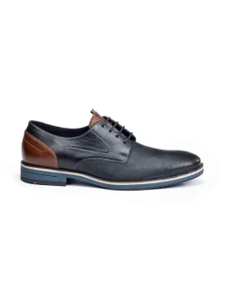 LLOYD Schnürschuhe^Leder-Schnürschuhe "Harris" in Dunkelblau/ Braun