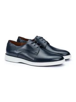 Leder-Schnürschuhe "Hillary" in Dunkelblau>LLOYD Sale