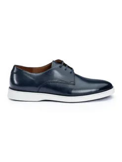 Leder-Schnürschuhe "Hillary" in Dunkelblau>LLOYD Sale