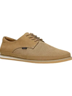 Wojas Schnürschuhe^Leder-Schnürschuhe in Beige