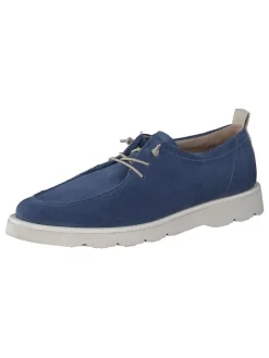 Leder-Schnürschuhe in Blau>Paul Green Online
