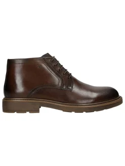Wojas Schnürschuhe^Leder-Schnürschuhe in Braun