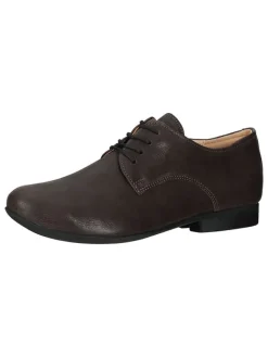 Leder-Schnürschuhe in Braun>Think! Outlet